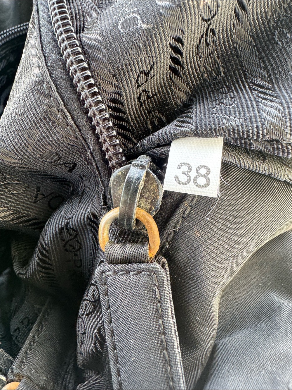 Mint Y2K Prada Tessuto Black Tote - Picture 11 of 12